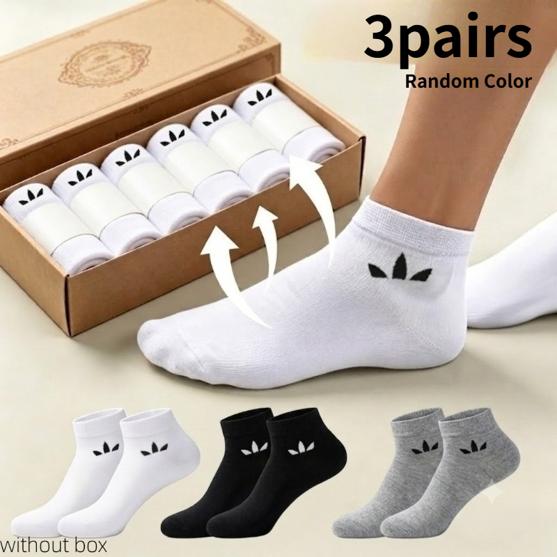 TEMU 3 Calzini Unisex Traspiranti - Essenziali da Viaggio , Puro/, Design Senza Cuciture Traspirante, Calze Sportive Casual , Casuale, Tessuto con