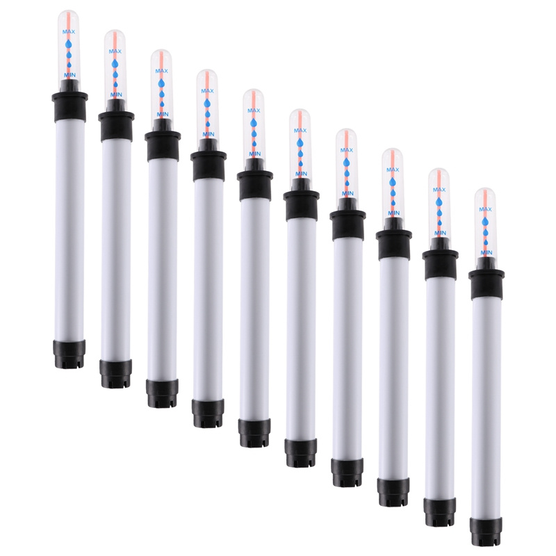 TEMU Pack Of 10 Soil Moisture Meter, 20cm Plant Water Level Indicator, Water Level Indicator, Soil Moisture Meter, Sensor