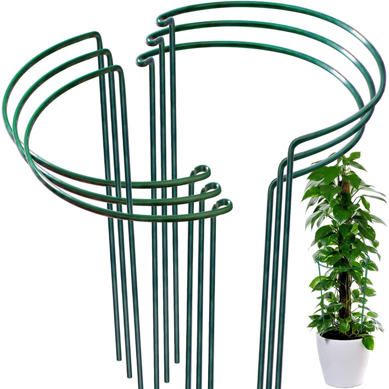 

2/6/10pcs Piquets de Soutien pour Plantes, Support de Soutien pour Plantes de Jardin, Support de Fleurs, Convient pour la de Support de Paysage de Plaque, Bord de de Fleurs