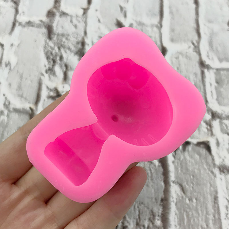 Image of Authorized Silicone Mold Featuring A Cartoon Hello Kitty For Scented Plaster Dolls And Candle Making, Tool