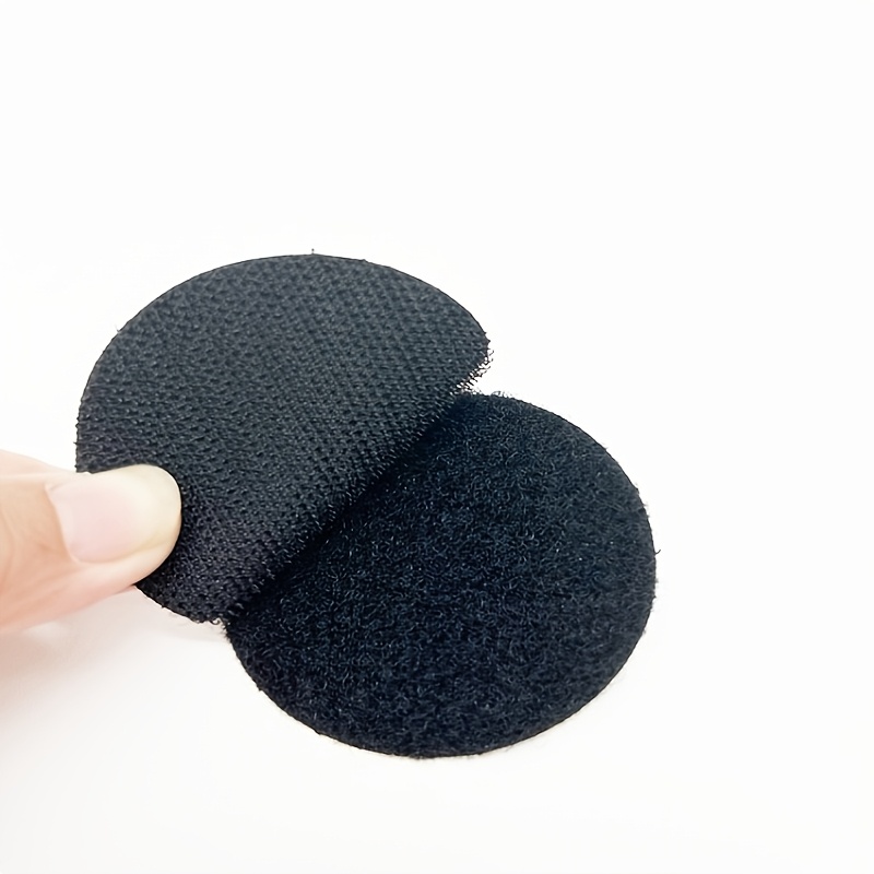 TEMU 14-piece/34-piece Pack 2inch Heavy-duty Anti-slip Grip Pads Suitable For Home, Office, Gym- Reusable Self-adhesive Hook And Loop Tape With