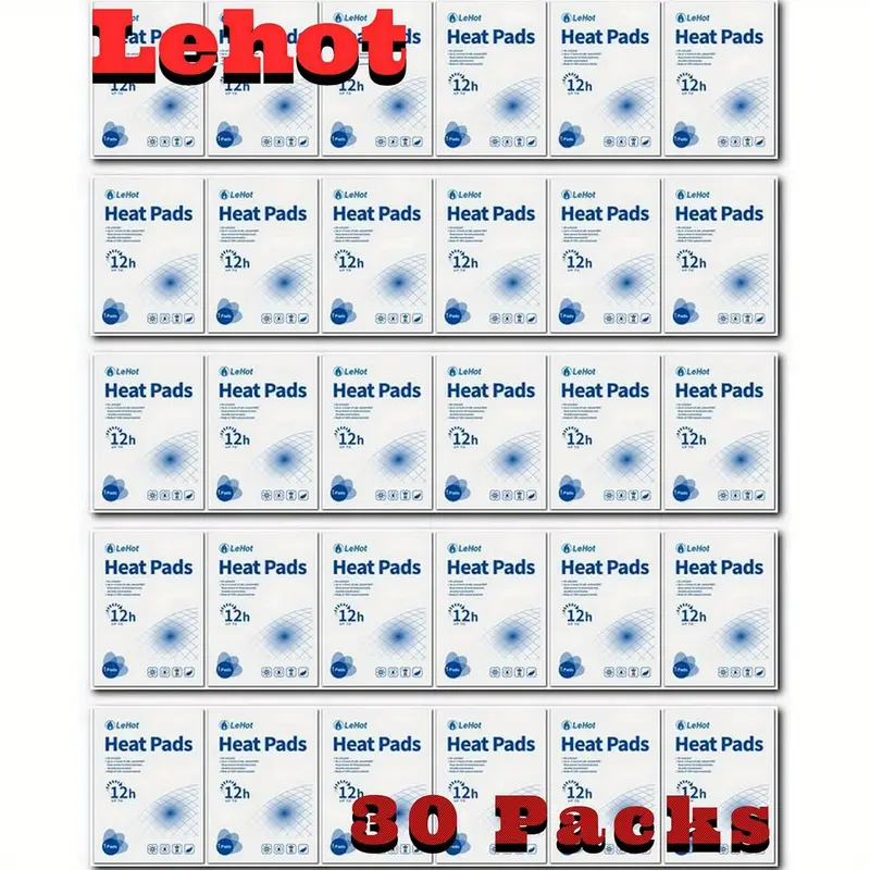 30 pack disposable body warmers long lasting up to 12 hours portable heating pads for outdoor activities skiing hiking camping hunting fast activation safe solution patches without battery Product details 4