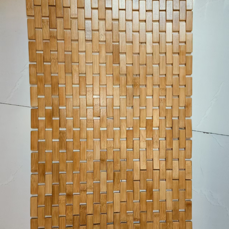 Hand- Bamboo Kitchen And Bathroom Door Mat, Interlocking Bamboo Floor Mat, High Quality And Non-slip Bamboo Mat