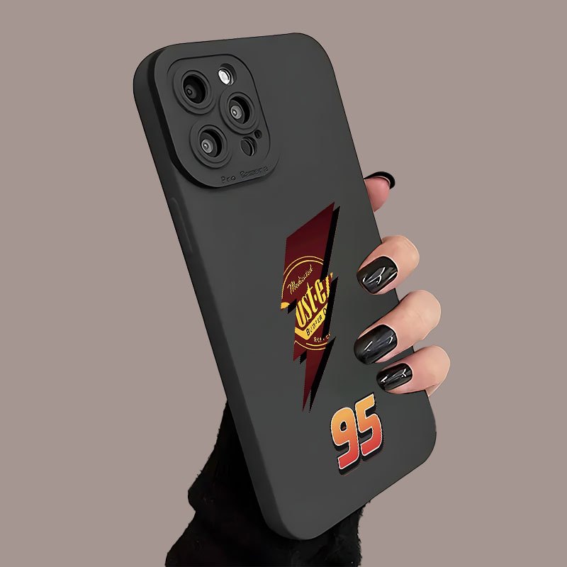 

Angel Eyes Soft Phone Case Featuring A Lightning 95 Design With Uv Printing, Offering A Matte And 360-degree Protection For Models Including 11, 12, 13, 14, 15 , 16, Xr, X/xs, 7, 8 Plus, Se, And Mini.