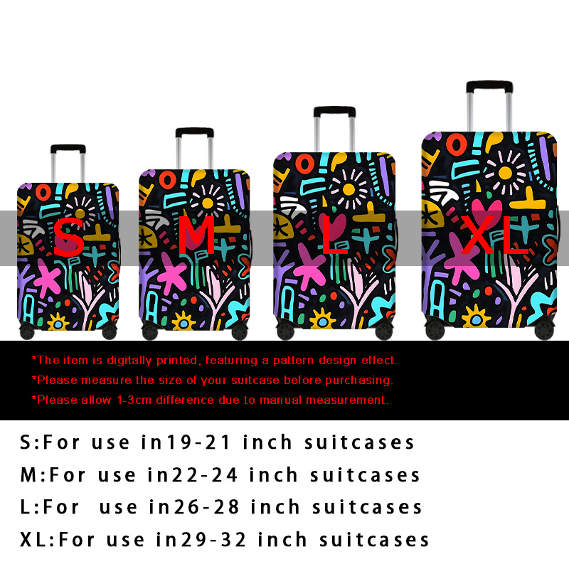 TEMU Protective Cover For Luggage, Luggage Case Cover; (excluding The Luggage Itself)