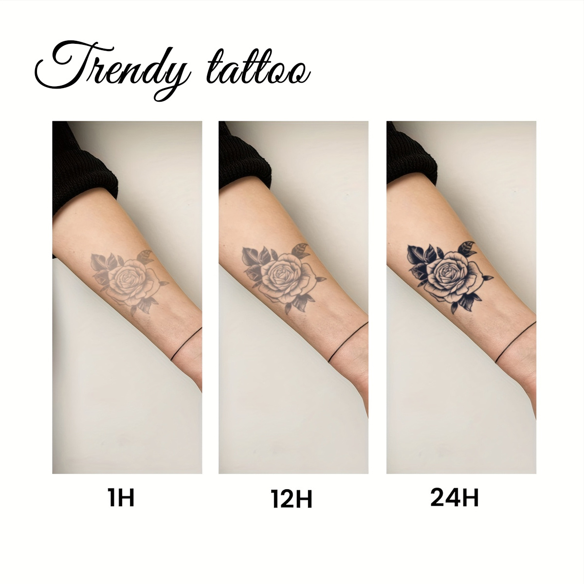 Retro Adam And Angel Temporary Tattoo Stickers, Unisex