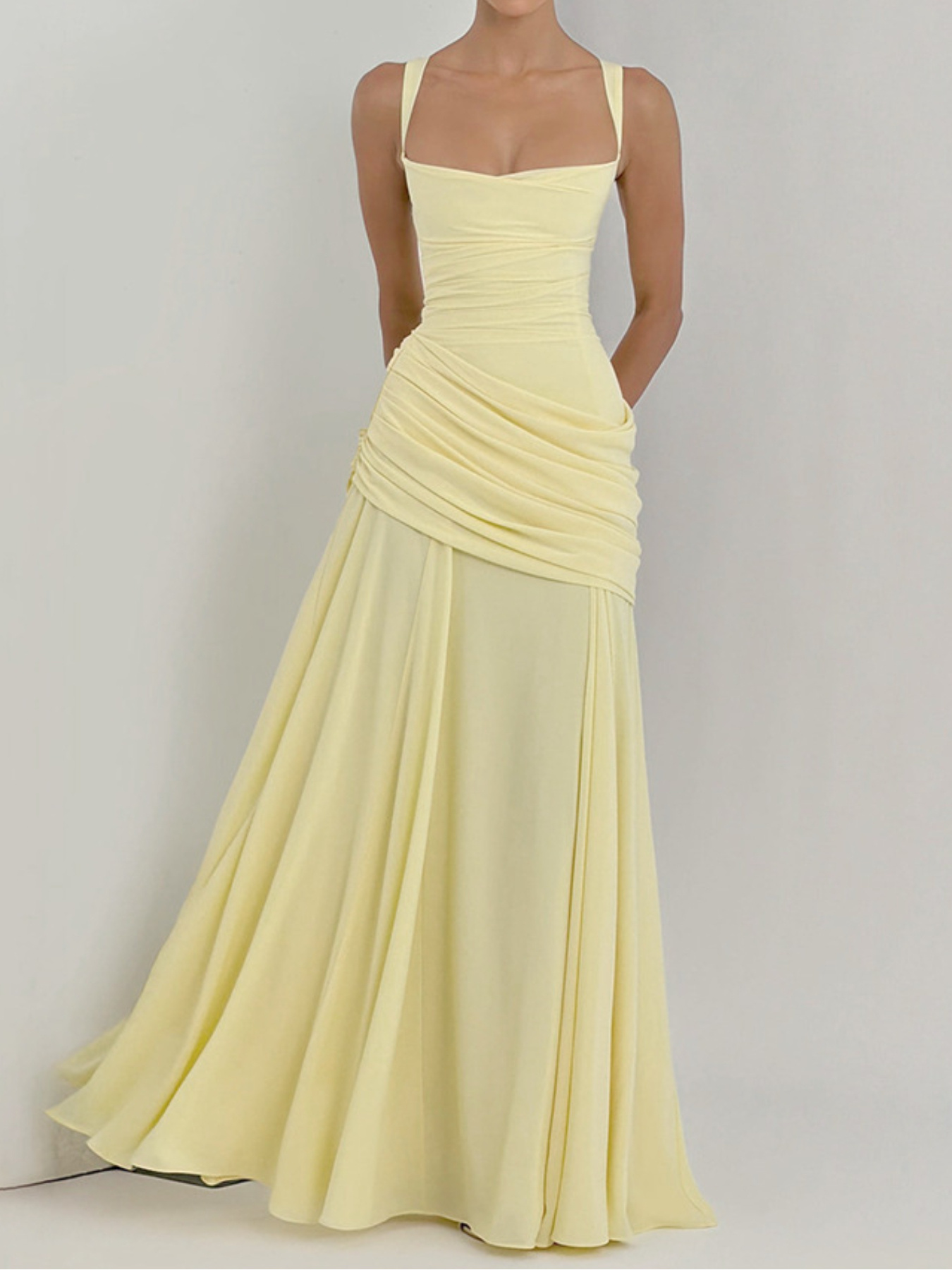 maxi slip dress sold on Temu United States