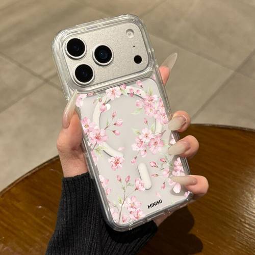 phone case watercolor floral magnetic phone case 2pcs set case and lanyard elegant new style compatible with iphone 18 18 pro 18 pro max pro 17 pro 16 16 pro 15 14 plus 13 12 11