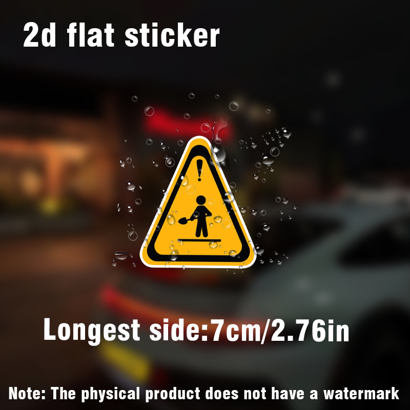   warning sign car bumper sticker decal dimensions vinyl cut out stickers bumper stickers for windows trucks cars laptops macbooks etc
