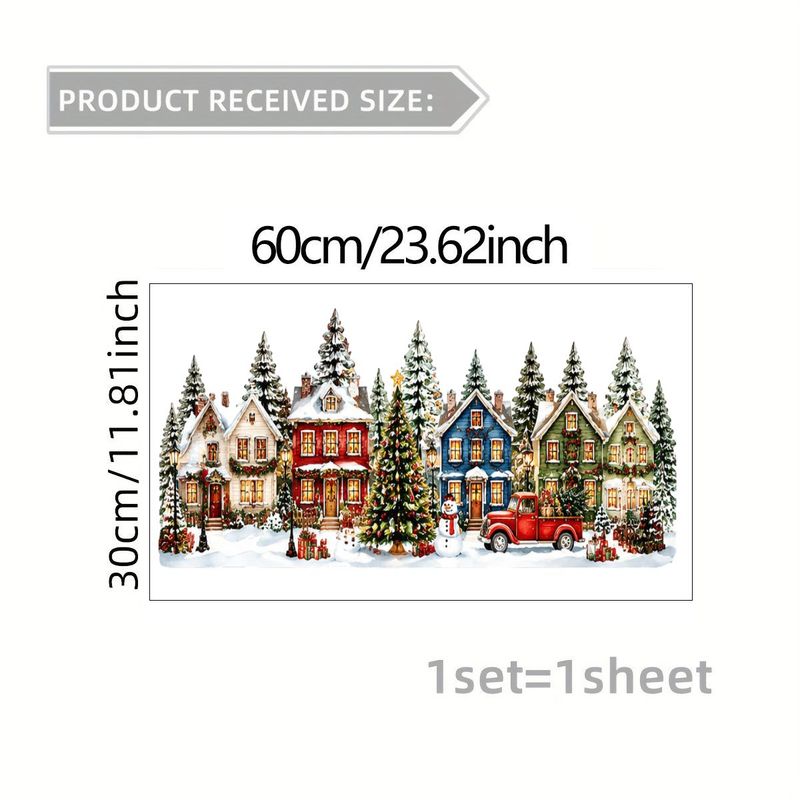 TEMU 2d Flat, 1pc 1pcs Removable Window Cling Film Suitable For Glass Doors, Mirrors, Shower Enclosures - Reusable High Quality Pvc Static Sticker