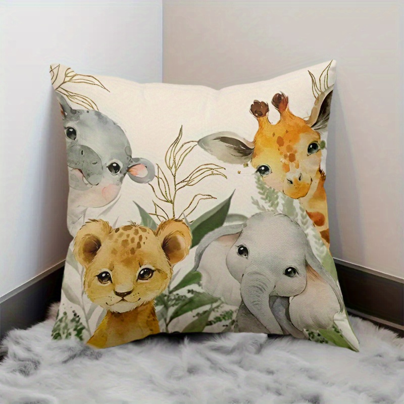 pieza cojín cuadrada animales Temu Spain