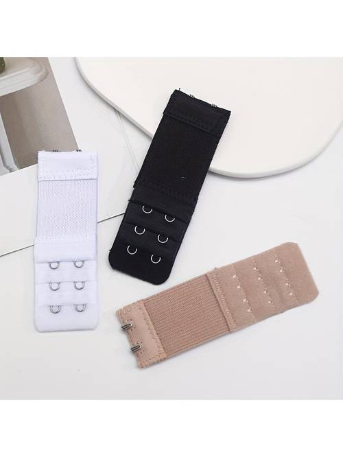 elástico para sutiã extensor, 3 unidades de extensão de roupa interior de 3 filas e , / /nude, elástico e confortável, de usar, ideal para de de sutiã, acessório de lingerie