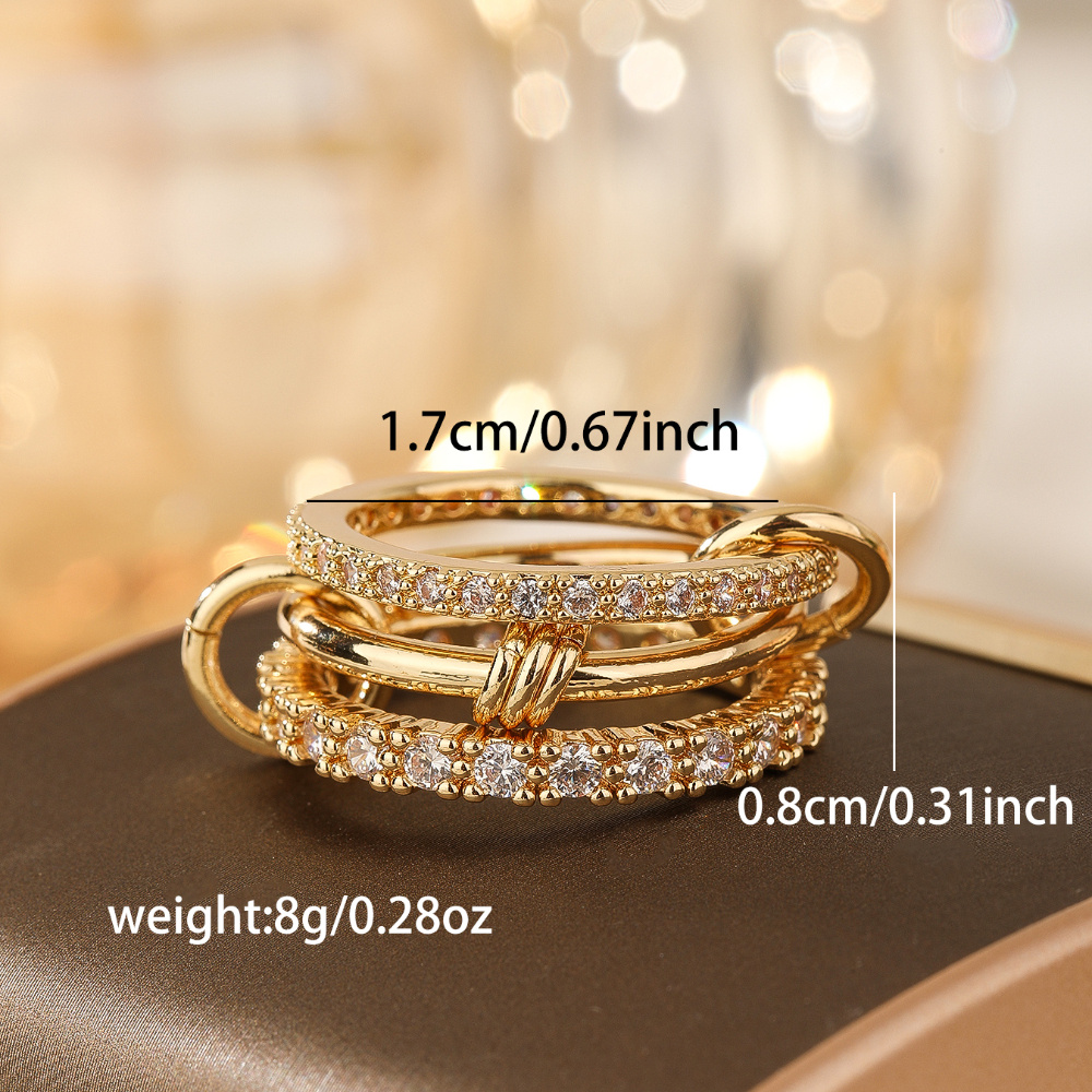 Women's Stackable Rings Party Jewelry Christmas Gift
