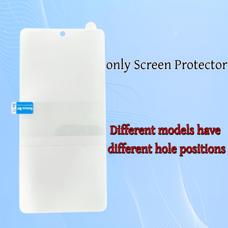 TEMU 4pcs Hydrogel Film, Suitable For Oppo Find X9 Ultra, X9 Pro, X8 Ultra, X8 Pro, X7 Ultra, X7, , Hd Self-, Scratch-resistant, , Lifting