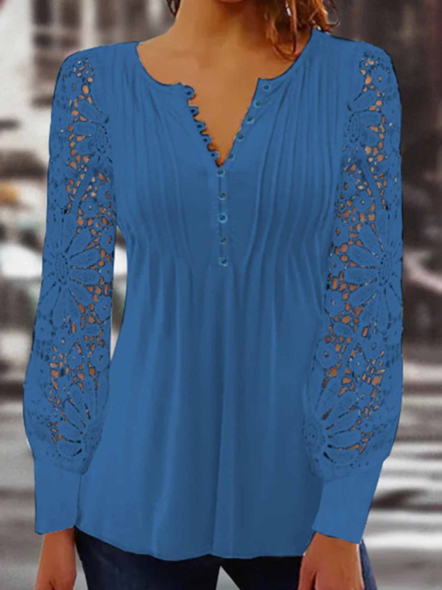 lace blouses sold on Temu Canada