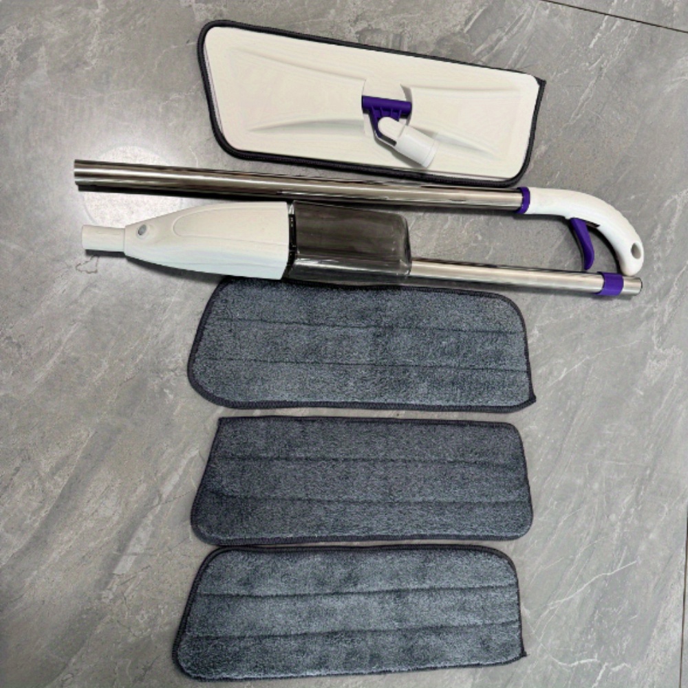 E-shop Tragbarer Sprühmopp, Einzelpackung! Mit einem 360-Grad- und einem ergonomischen Griff, geeignet für Nass- und Trockenreinigung. Inklusive drei