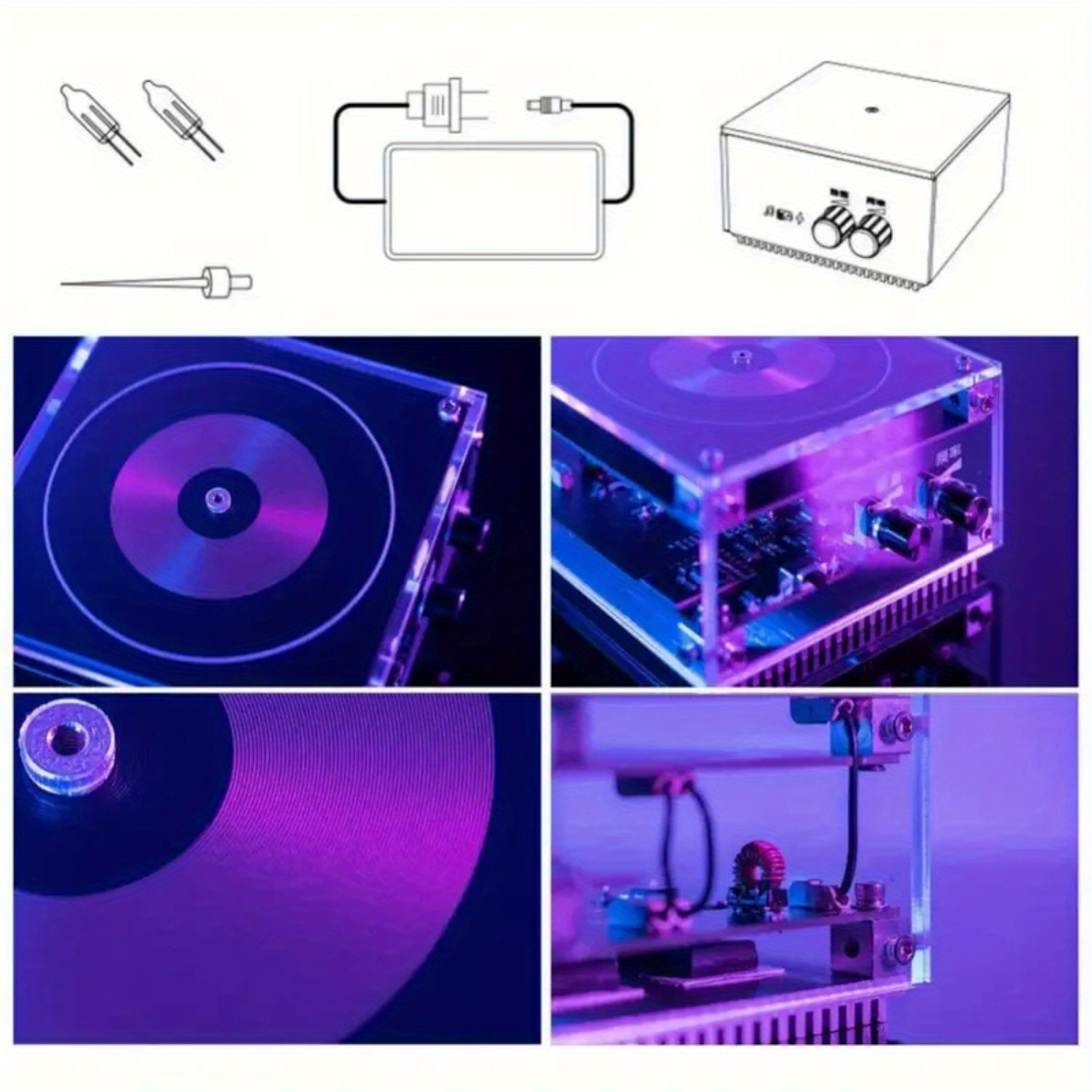music coil arc plasma for tesla coil desktop toys science teaching set   experiment model birthday gift 15 years old boy gift Product details 6