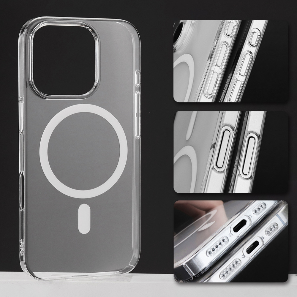 Applicable to Iphone 16/ 15/ 14/ 13/ 12/ 11 Pro/ Max And X/ XS, XS Max, Crystal Transparent Anti-Yellowing TPU Protective Case | Shockproof And Scratch-Resistant Protective Case | Wireless Charging Compatible (New Design in 2025, Perfect