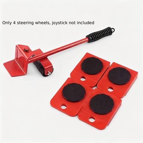 4pcs 360 degree rotating furniture mover with heavy duty thickened casters strong load bearing capacity flexible steering without non slip base design does not damage floors or shift in place