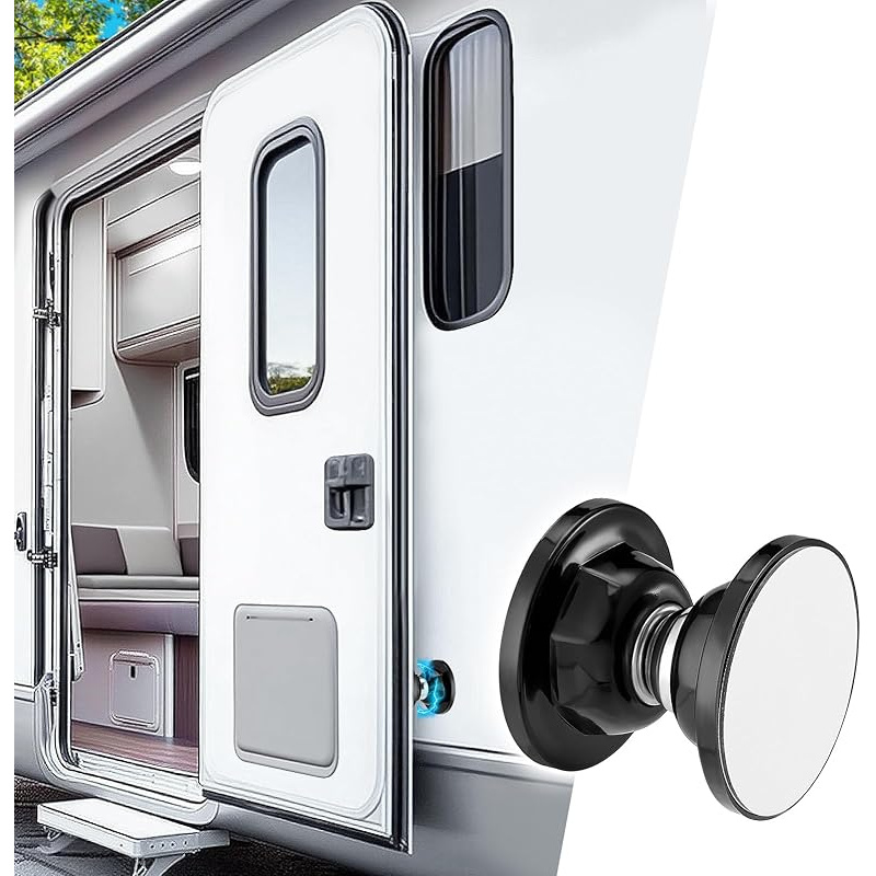 E-shop Magnetischer RV Türstopper | Hält Türen offen in , einfache Installation mit Klebe- und Schraubenankern, langlebiger Edelstahl, einsetzbar für