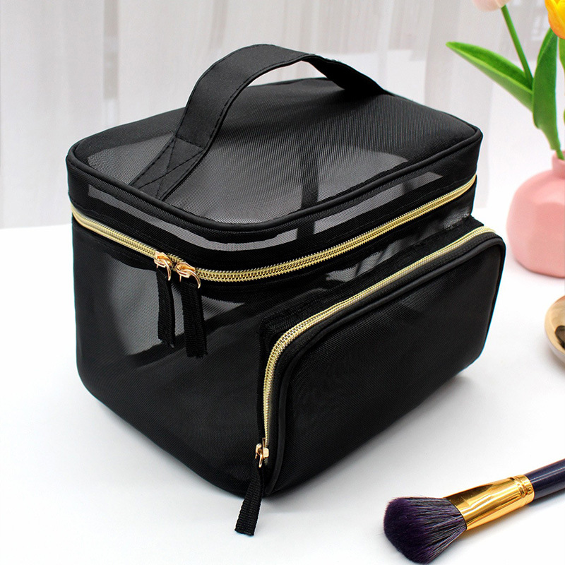 TEMU Accédez rapidement à tous vos articles ! Cette trousse de toilette en spacieuse vous épargne les tracas avec son design, ce qui organisateur de