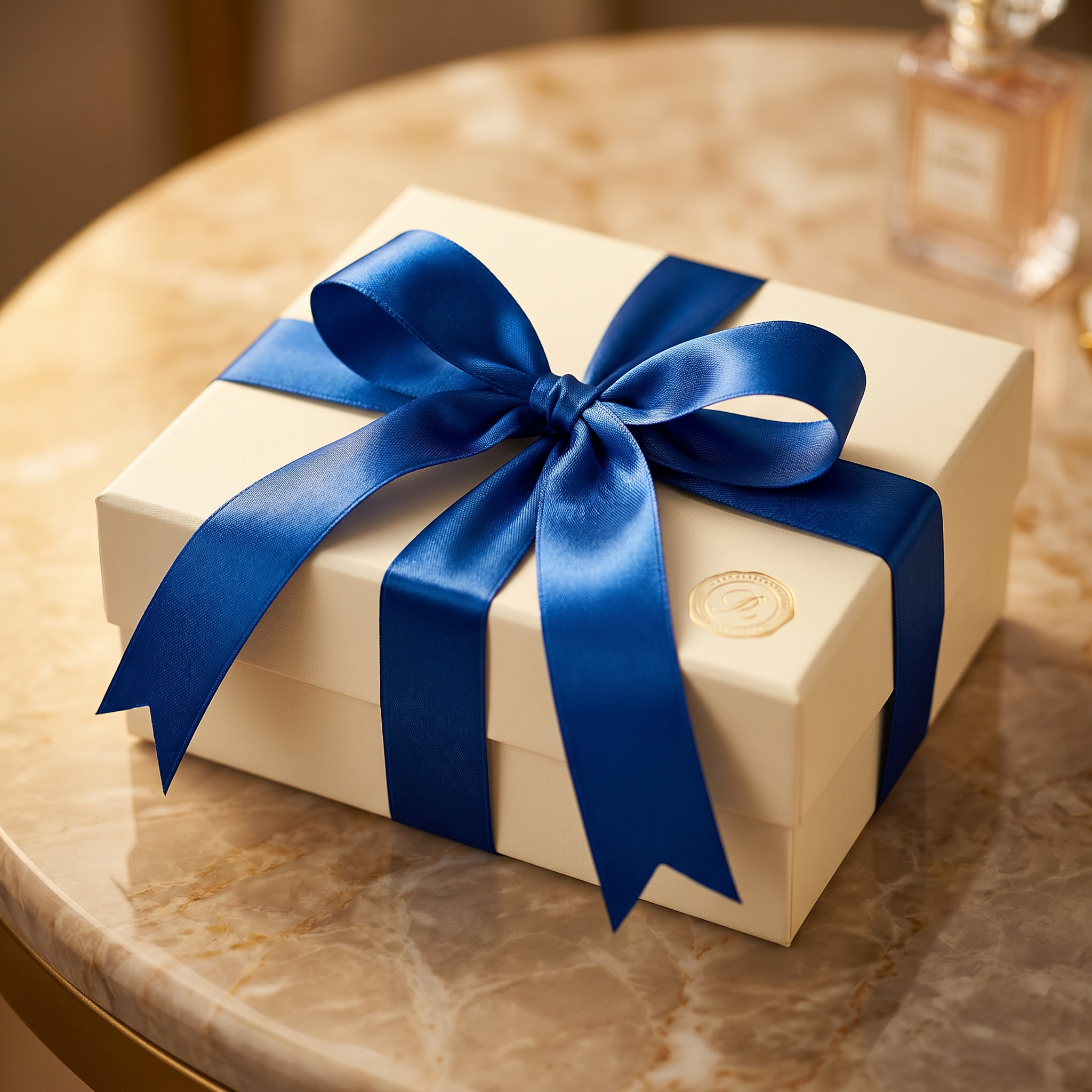 TEMU Cinta de Envolver Regalos Azul de 25 mm (1 ) x 22.7 m, Cinta de Manualidades de 1 para Envolver Regalos, de Flores, Hacer y Decoraciones para