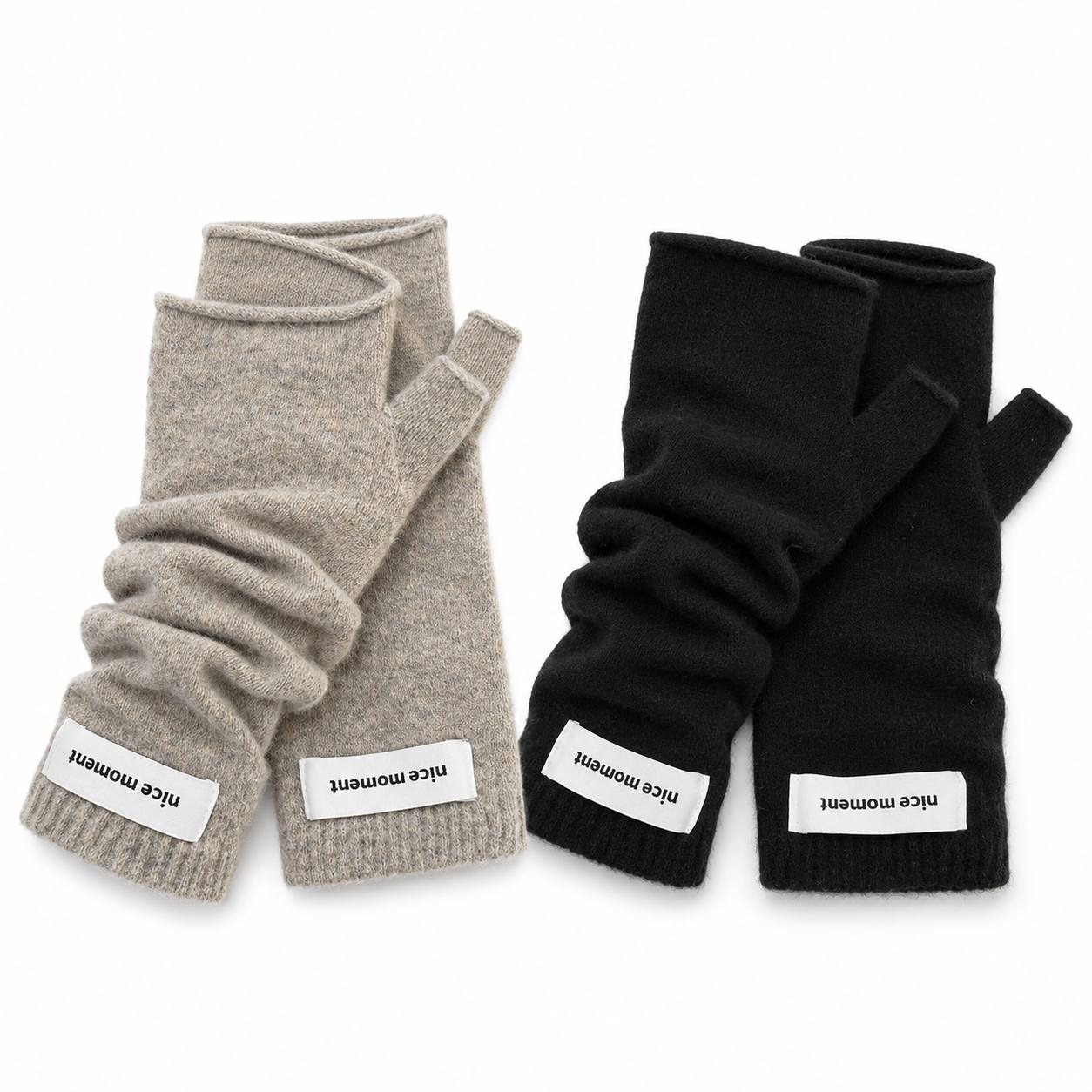 TEMU Calentadores de brazos, paquete de 2 , guantes suaves de media caña de elasticidad y , disponibles en y beige, adecuados para mecanografía,