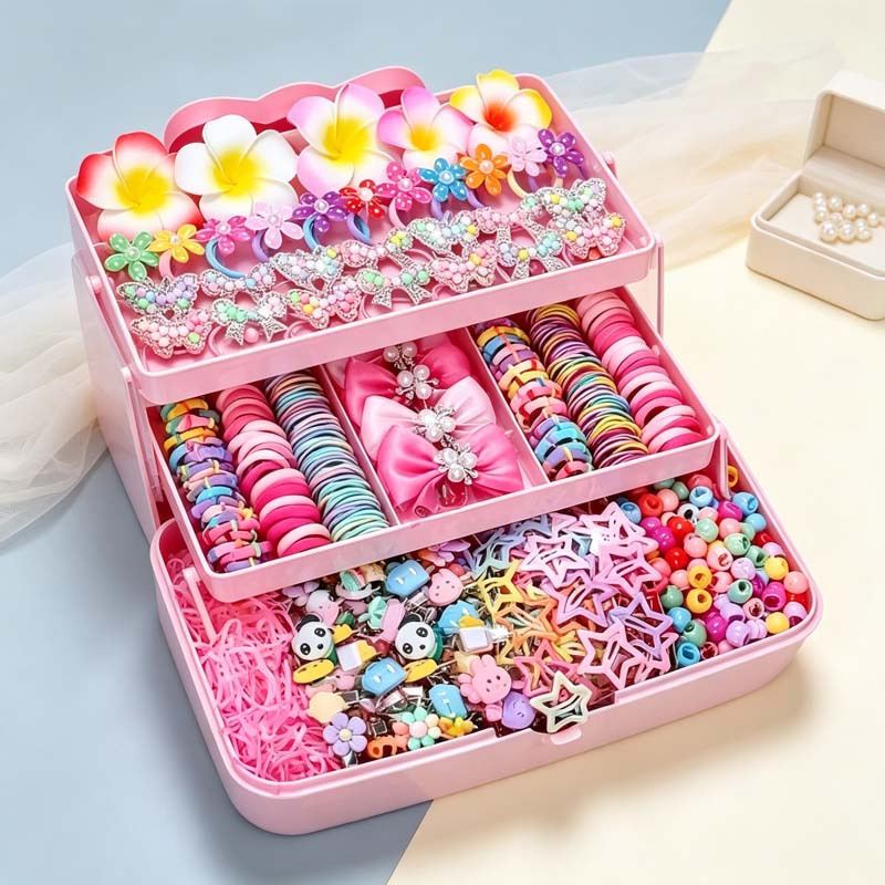 502pcs Mixed Hair Accessories Set in Random Styles and Colors