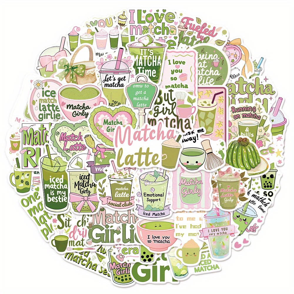 Belugsin 100 Sheets Kawaii Cartoon Girl Sticker Set Kawaii Figure Stickers Cute Stickers Bullet Journal Stickers for DIY Scrapbook Sticker Accessories