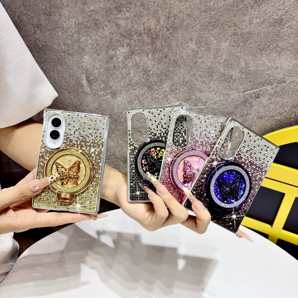phone case gradient     stand folding case for samsung z fold 8 full coverage   phone case