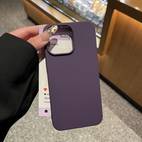 simple solid color anti fall and non slip mobile phone case suitable for iphone16 pro max15 14 plus 11 mobile phone protection cover