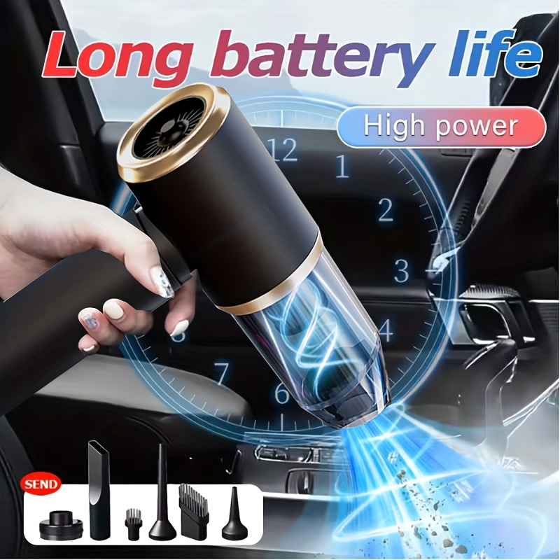 powerful cordless handheld vacuum cleaner with blow suction function usb rechargeable cordless mini vacuum suitable for home car office lightweight portable sweeper with filter dust cup blow sweep mode Product details 0