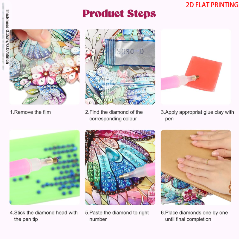 Flower Basket for Lotus Pattern Hanging Diamond Painting Kit