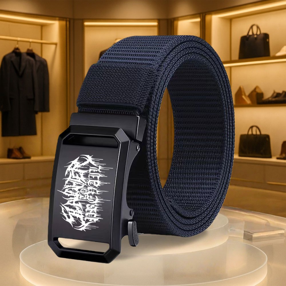 TEMU Men's Novelty Belt, Men's Waistband, Slaughter To Prevail Gift , Denim Jeans Belt, Unisex Sports Fashion Belt, Multiple Colors , Outing Fashion