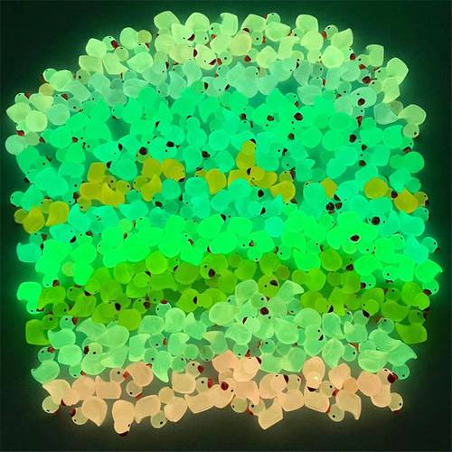 100 in dark duck mini realistic duck glow for goody bag stuffers party favors supplies mini stuff cute stuff cool stuff diy crafts and moss landscape statues