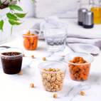 250 count clear disposable plastic portion cups 5 5oz shot cups salad dressing sauce cups for portion control no lids needed disposable containers for parties party serving cups simple cup design durable plastic cups
