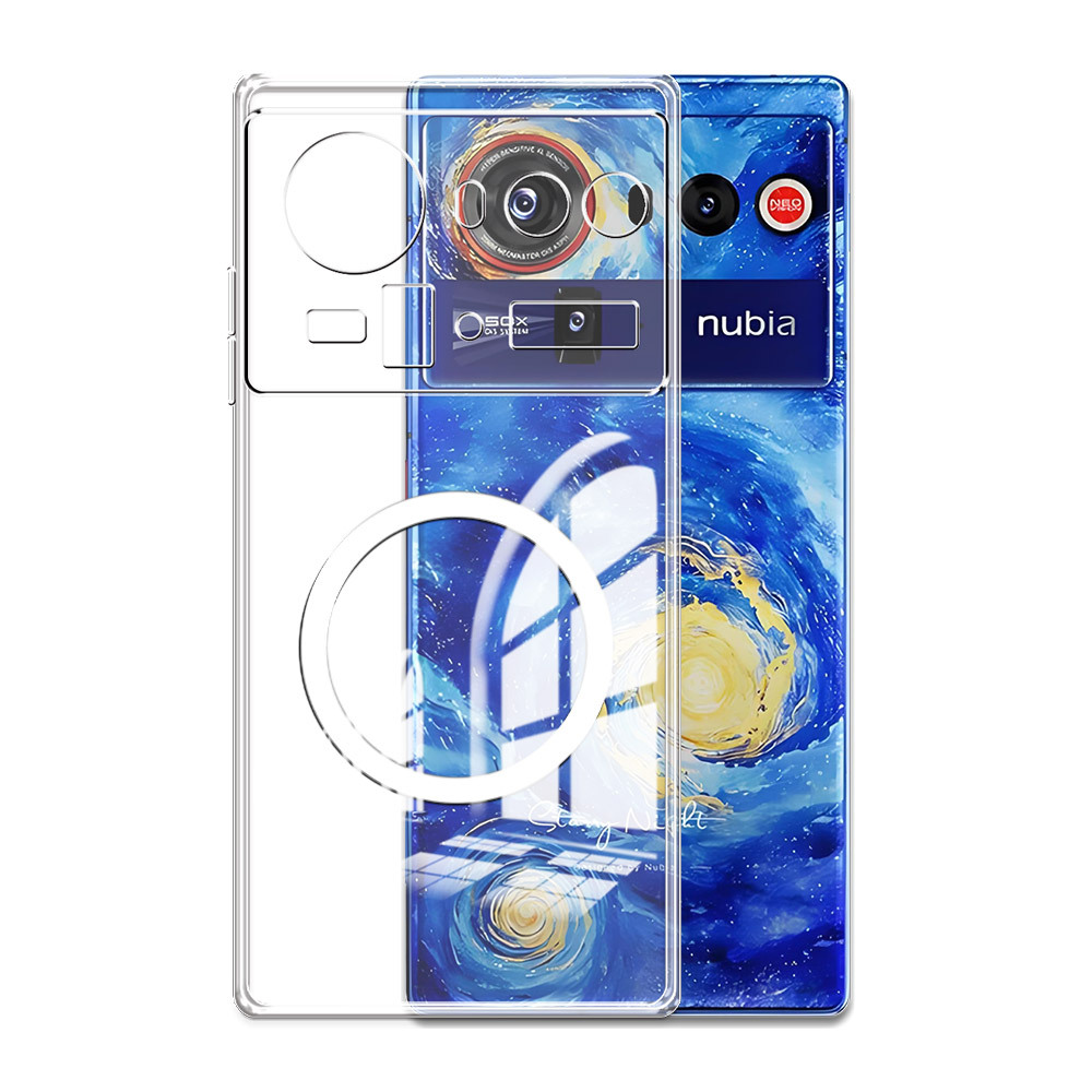 TEMU Phone Case: Compatible With Zte Z80 Ultra, Hd Transparent Magnetic Tpu Phone Case For Zte Z80 Ultra, Protective Cover For Z80 Ultra, Shockproof