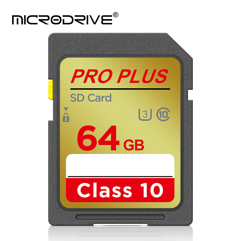TEMU Microdrive Class 10 U3 Uhs-i Sd Memory Card 64gb/32gb/16gb Professional Flash Card. Suitable For Dslr Cameras, 4k Video Recording, Action