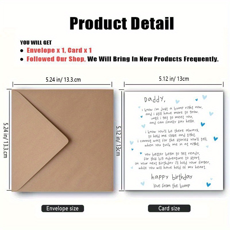 Vatertagskarte Für Werdende Väter - Komplettes Geschenkset Inkl. Schlüsselanhänger, Box & Band