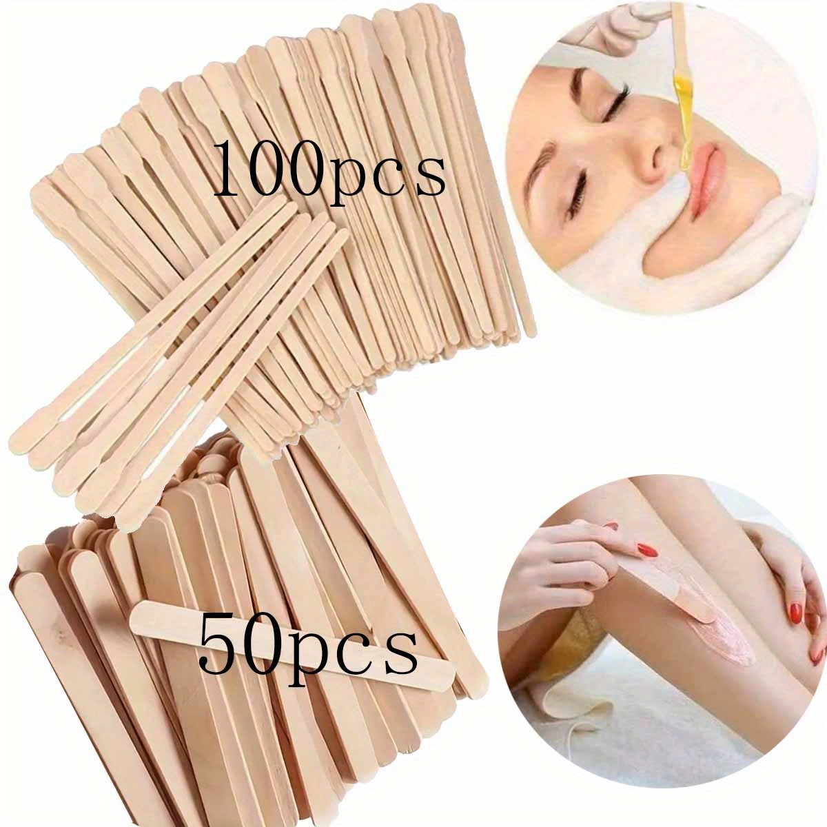 Disposable Wooden Hair Removal Wax Stick Woman Body Depilation Spatula Applicators Wood Tongue Beauty Tools