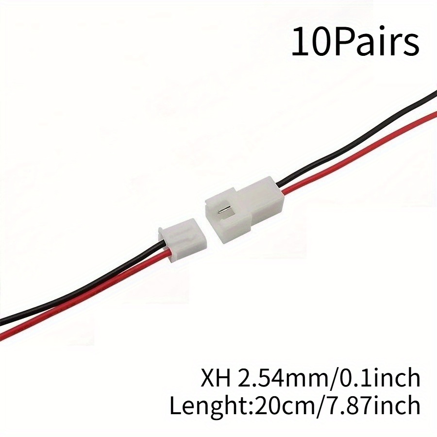 10 pairs mini micro jst 1 25mm ph 2 0mm xh 2 54mm pitch 2 - Temu