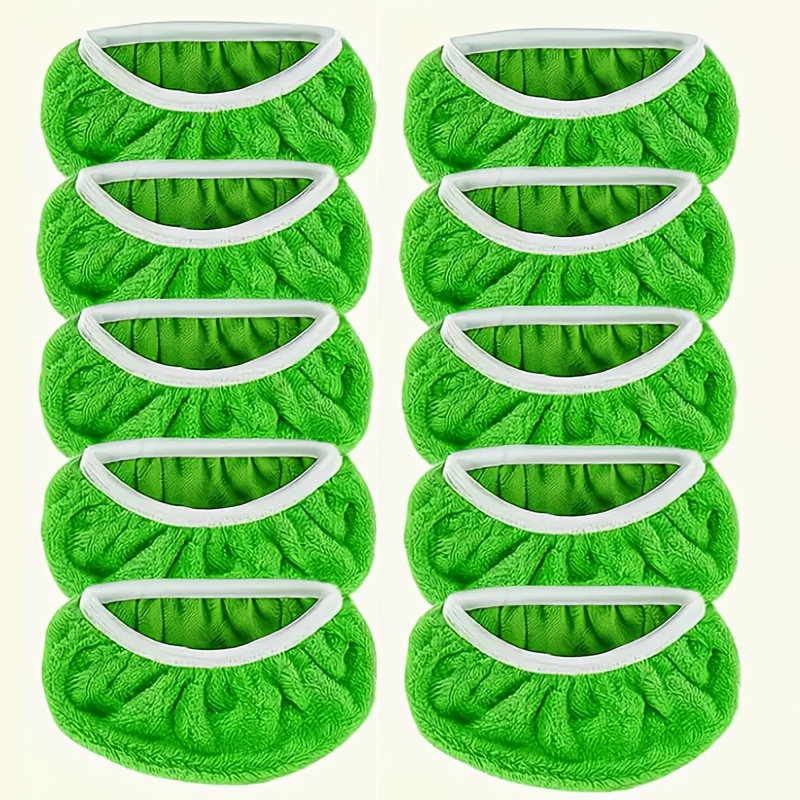10pcs floor mop set washable microfiber cleaning cloths heavy duty stain removal absorbent durable   essential for   Product details 1