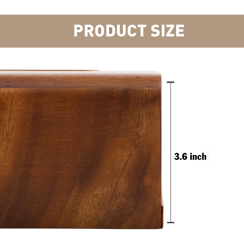 premium walnut wood tissue box cover with slide-out bottom - modern decorative tissue holder, 5, 6x5, 6x6 inch natural  , durable & stylish for bedroom, dining table, office -   decor accessory, tissue holder for bathroom, bedroom accessory,  ,  , decorative accessory, interior designers, contemporary design,    , interior  , office accessories, minimalist style lovers, wedding decor, reinforced edges Product details 2