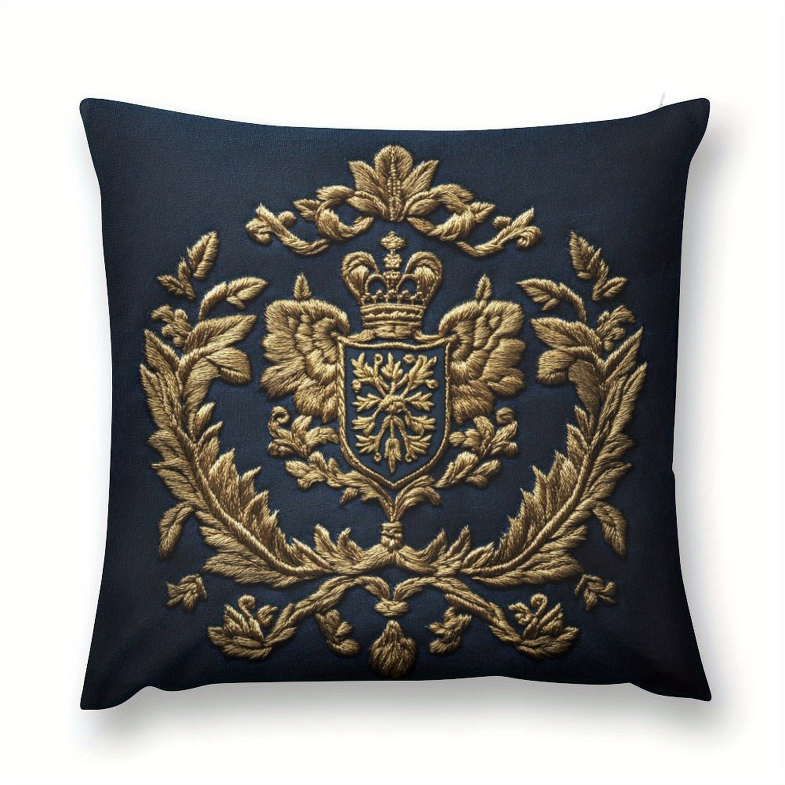 

Housse de Coussin d'Armoiries - , 18x18 Pouces, Fermeture Éclair, Lavable en - Parfaite , & la Décoration Extérieure - Cadeau de