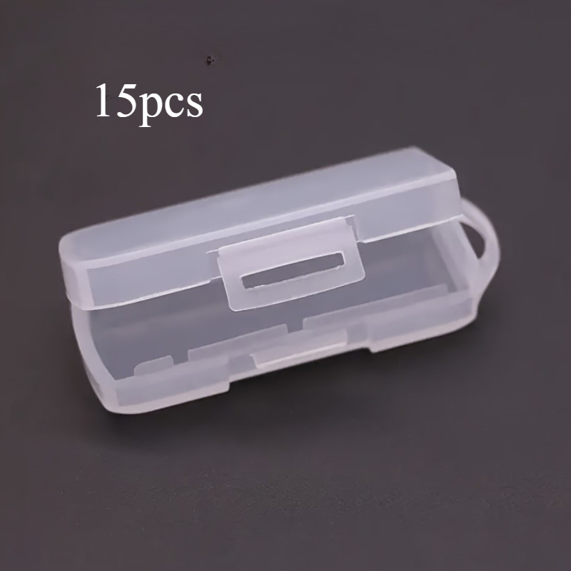 TEMU Mini Transparent Pc Usb Flash Drive Storage Box, Modern Plastic, Lidded, Durable Protective Case, With Basket, Box And Container, For Home