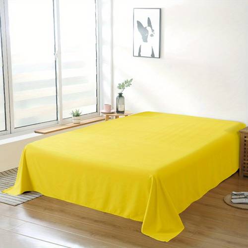1pc flat sheet only brushed microfiber flat sheet soft wrinkle free fade top sheet