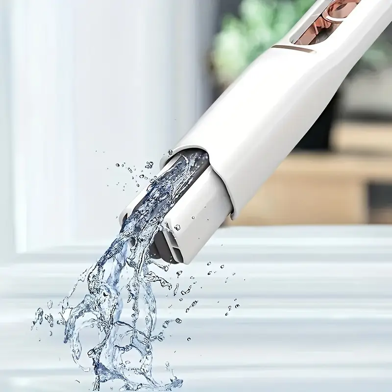 mini desktop portable mop   squeeze   lazy cleaning solution with 1 reusable heads and 1 ergonomic squeeze handle for car glass household and office cleaning Product details 1