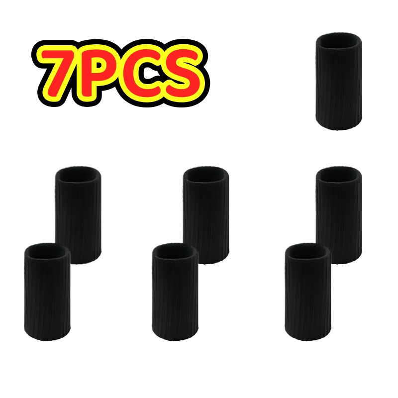 Image of 7 Elastic And Breathable Finger Compression Sleeves, Soft And Comfortable, Suitable For Basketball, Volleyball, Table Tennis Fitness, Used For Work Finger Cots, A Must For Outdoor Sports