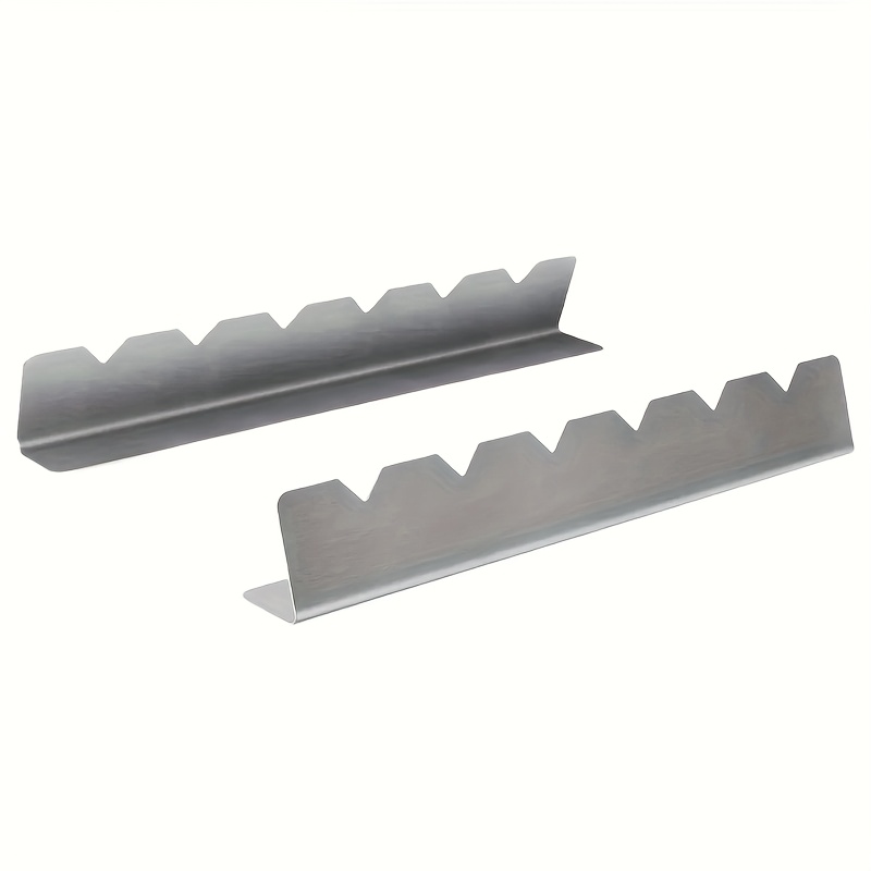 TEMU 2-pcs/set Multi-functional Stainless Steel Barbecue Rack, Deformation-resistant Skewer Holder, Practical Kitchen Tool Suitable For Kitchen,