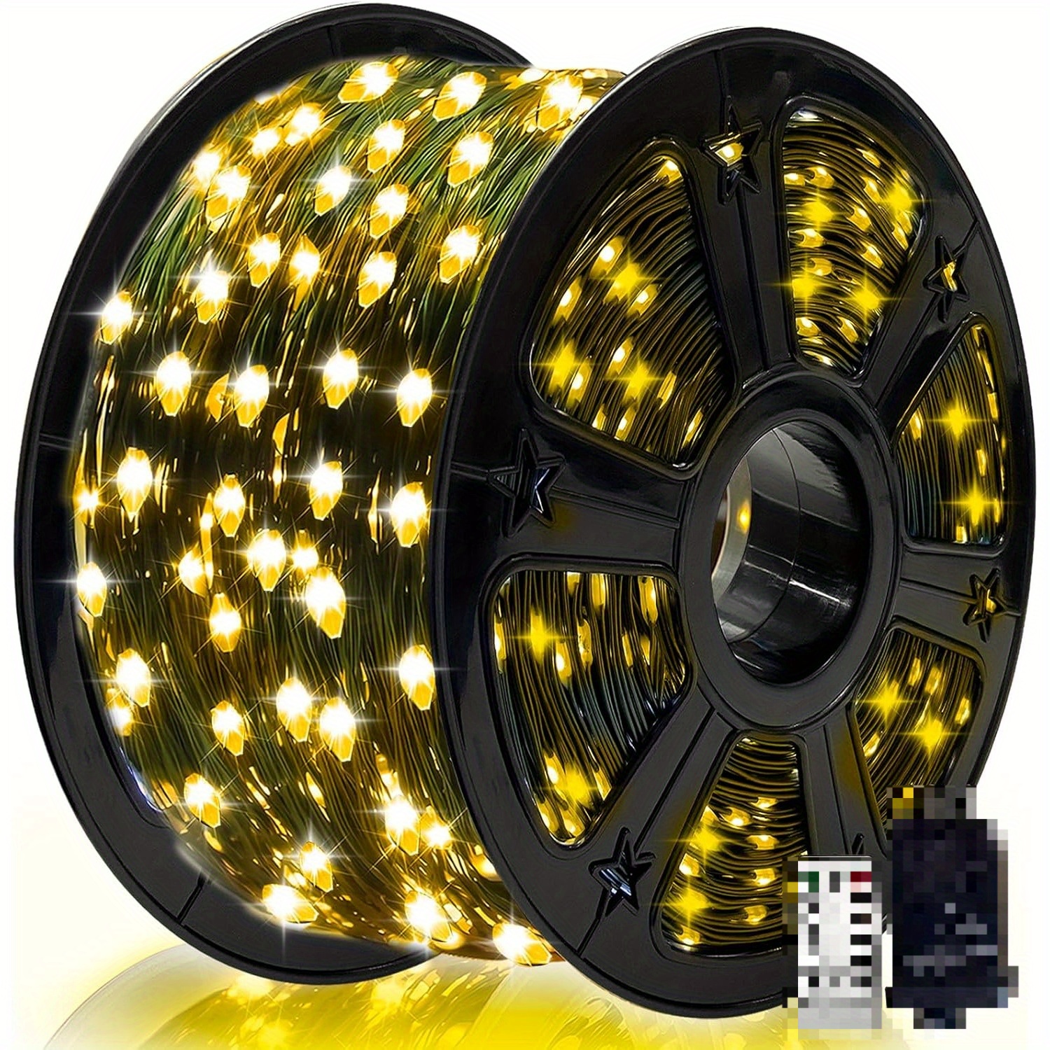 TEMU 1500 Led Christmas Lights, 459 Feet Christmas Tree Lights, Fairytale String Lights, 8 , Indoor Christmas House Lights, Christmas Tree